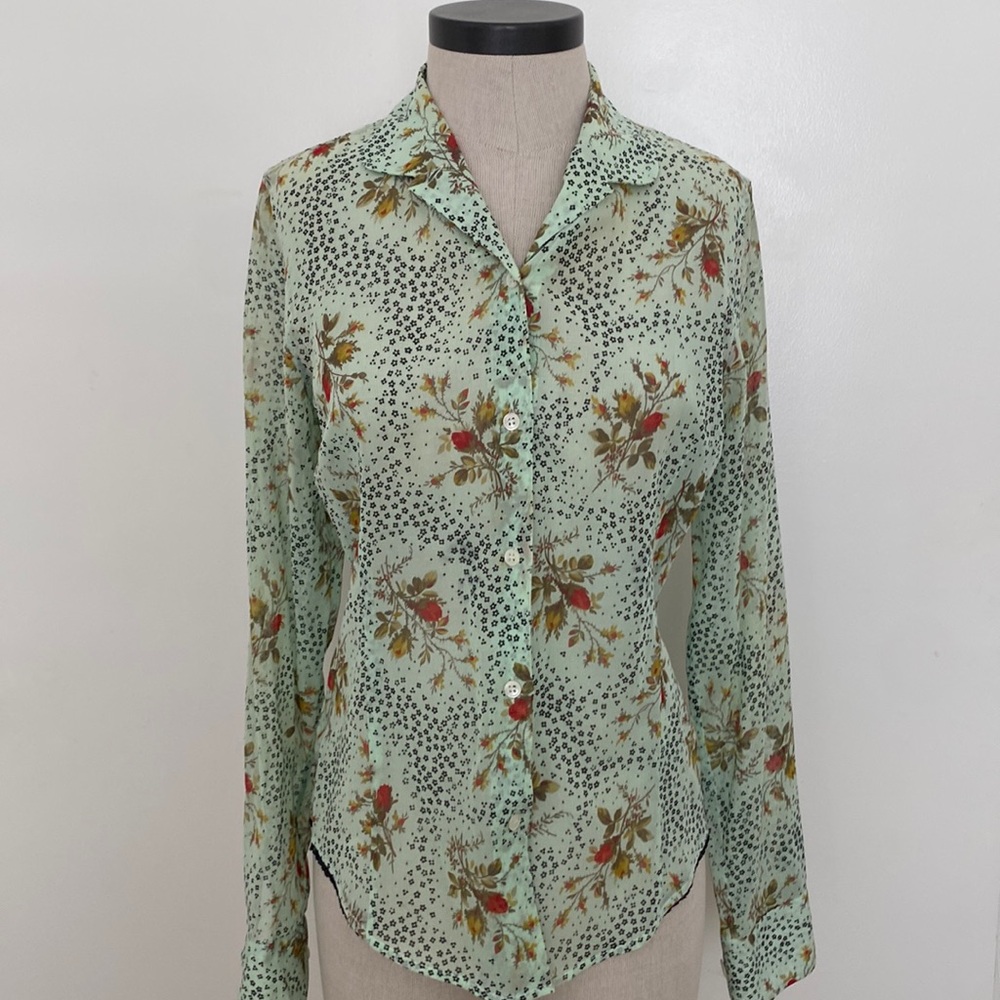 Paul Smith voile blouse euro size 44 (small/medium)